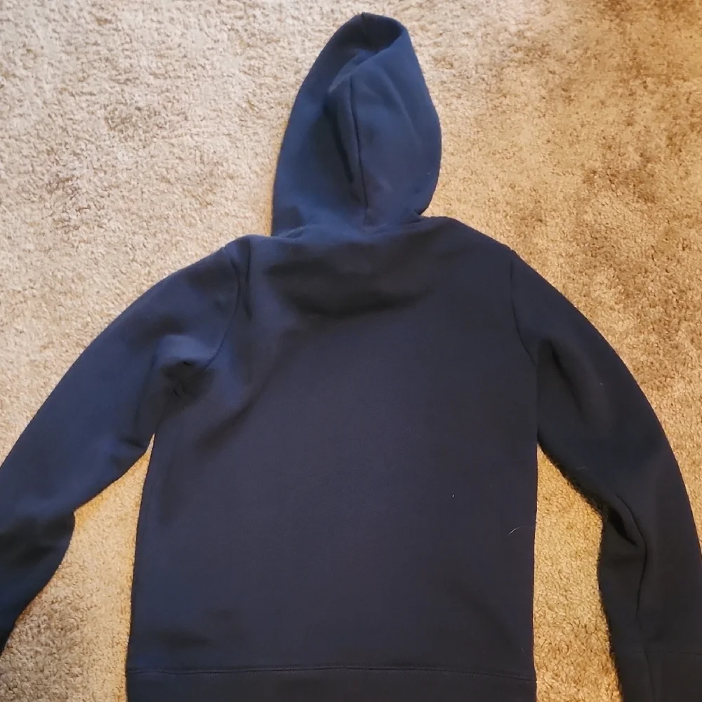 GAP Kids Dark Blue Hoodie with White Logo - Picture 3 of 4
